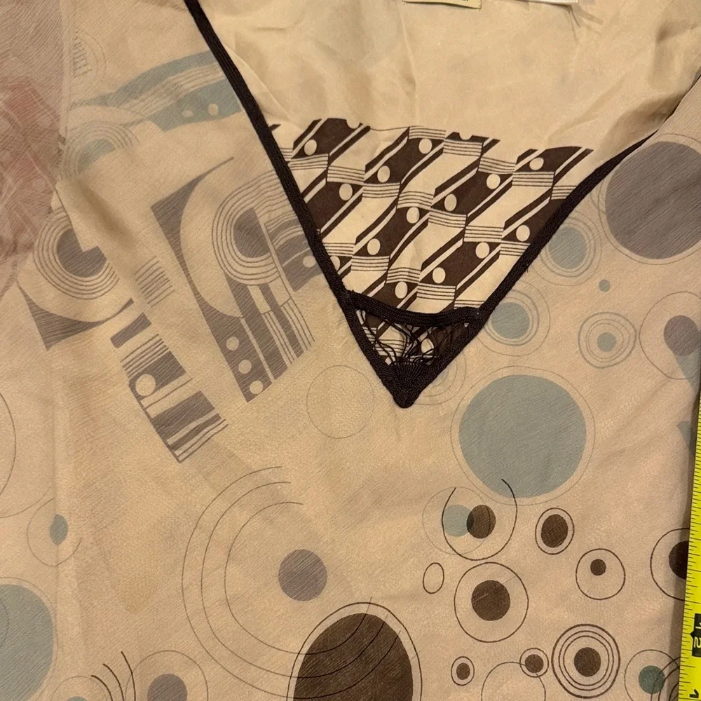 Max Studio Abstract Patterned Blouse - Picture 6 of 13